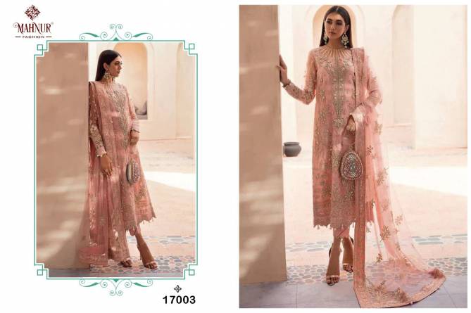 MAHNUR VOL 17 Function Wear Wholesale Pakistani Dress Material Catalog